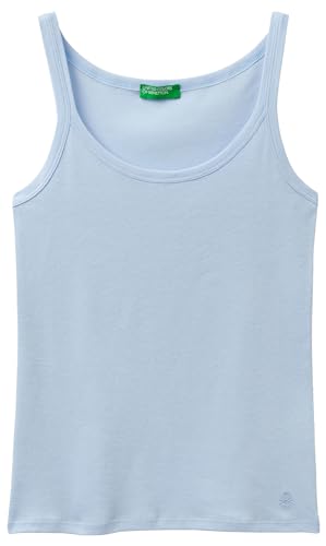 United Colors of Benetton Damen Tanktop 3ga2e8397 Unterhemd, Hellblau 2k3, Medium von United Colors of Benetton