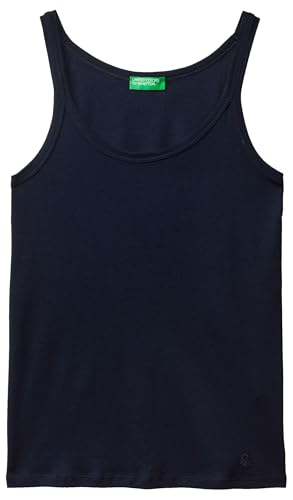 United Colors of Benetton Damen Tanktop 3ga2e8397 Unterhemd, Nachtblau 016, XX-Small von United Colors of Benetton