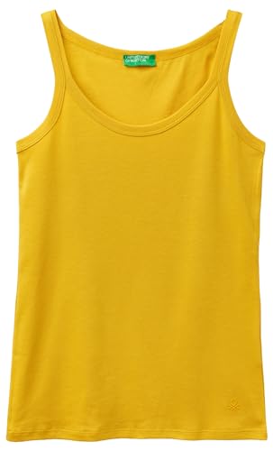 United Colors of Benetton Damen Tanktop 3ga2e8397 Unterhemd, Senf 246, Medium von United Colors of Benetton