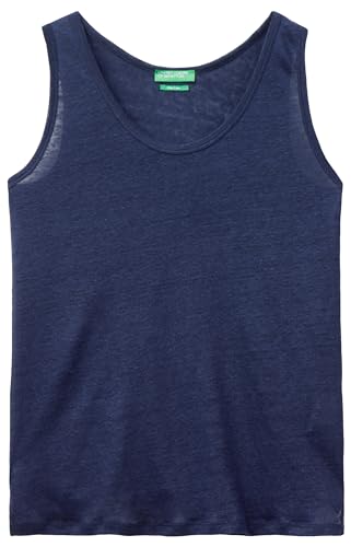 United Colors of Benetton Damen Tanktop 3kgqe8398 Unterhemd, Nachtblau 252, Small von United Colors of Benetton