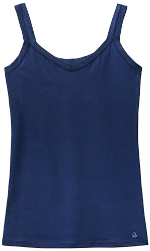 United Colors of Benetton Damen Tanktop 3zqm1h291 Unterhemd, Nachtblau 252, One Size von United Colors of Benetton