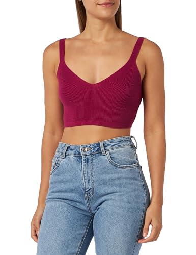 United Colors of Benetton Damen Top 109v3h002 Unterhemd, Bordeaux 83z, S von United Colors of Benetton