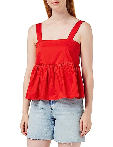 United Colors of Benetton Damen Top 5awrdh00a Unterhemd, Rot 2h7, Small von United Colors of Benetton