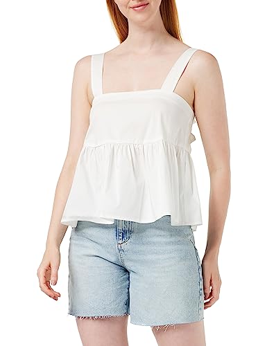 United Colors of Benetton Damen Top 5awrdh00a Unterhemd, Weiß 101, Small von United Colors of Benetton