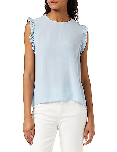 United Colors of Benetton Damen Top 5m8fdq04h Unterhemd, Hellblau 3l3, X-Large von United Colors of Benetton