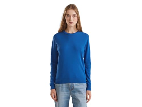 United Colors of Benetton Damen Trikot G/C M/L 1002D1K01 Pullover, Blau, L von United Colors of Benetton