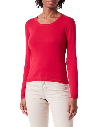 United Colors of Benetton Damen Trikot G/C M/L 1091D1M08 Pullover, Dunkelrot 19D, XS von United Colors of Benetton