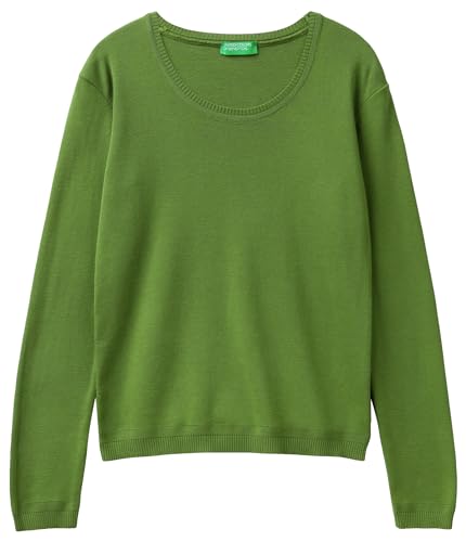 United Colors of Benetton Damen Trikot G/C M/L 1091D1M08 Pullover, Waldgrün 2g3, XL von United Colors of Benetton