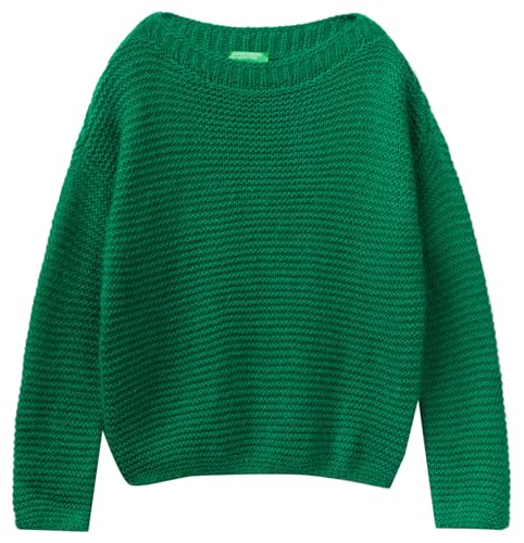 United Colors of Benetton Damen Trikot G/C M/L 1142D108F Pullover, Waldgrün 1u3, S von United Colors of Benetton