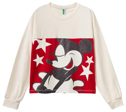 United Colors of Benetton Damen Trikot G/C M/L 3DKE3M04T Pyjamaoberteil, Cremeweiß 0r2, S von United Colors of Benetton