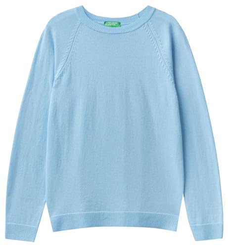 United Colors of Benetton Damen Trikot M/L 1035d1p17 Pullover, Hellblau 20b, L von United Colors of Benetton