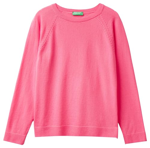 United Colors of Benetton Damen Trikot M/L 1035d1p17 Pullover, Rosa 74 W, L von United Colors of Benetton