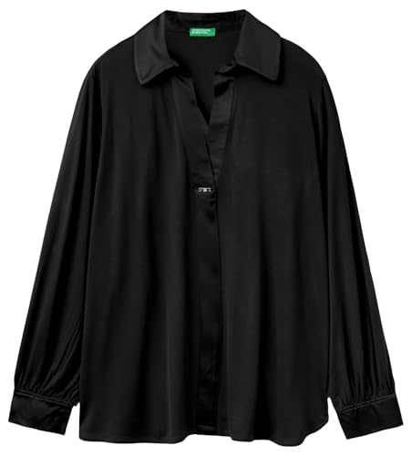United Colors of Benetton Damen Trikot M/L 3zew3m007 Pyjamaoberteil, Schwarz, S von United Colors of Benetton