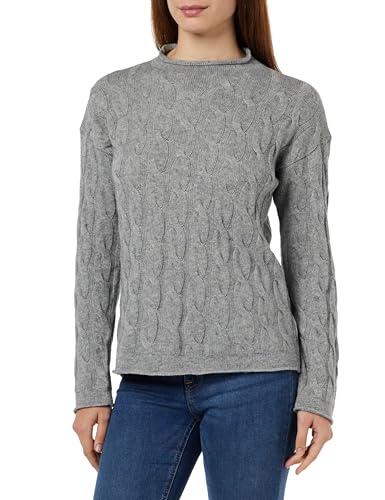 United Colors of Benetton Damen Trikot Rollkragen M/L 1335d2467 Pullover, Hellgrau 82p, M von United Colors of Benetton