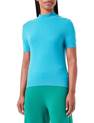 United Colors of Benetton Damen Trikot Rollkragen M/M 1035d201w Pullover, Hellblau 68f, XL von United Colors of Benetton