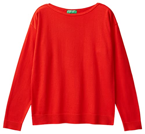 United Colors of Benetton Damen Trikot Sc Boot M/L 103cd102l Pullover, Rot 3t5, XS von United Colors of Benetton