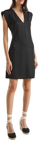 United Colors of Benetton Damen Vestito 46m4dv08o Kleid, Schwarz, M von United Colors of Benetton