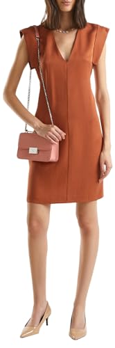 United Colors of Benetton Damen Vestito 46m4dv08o Kleid, braun, M von United Colors of Benetton