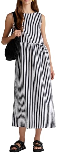 United Colors of Benetton Damen Vestito 48i5dv0bk Kleid, Weiß, XS von United Colors of Benetton