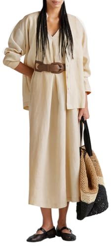 United Colors of Benetton Damen Vestito 4aghdv07c Kleid, beige, XS von United Colors of Benetton