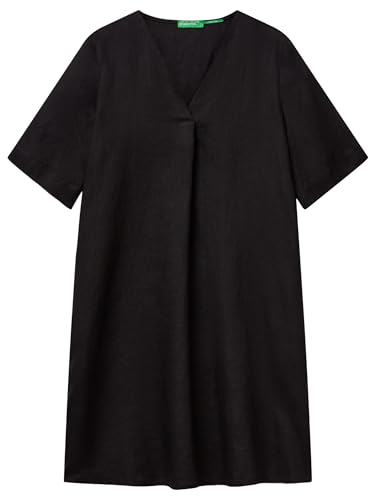 United Colors of Benetton Damen Vestito 4aghdv0b0 Kleid, Schwarz, S von United Colors of Benetton