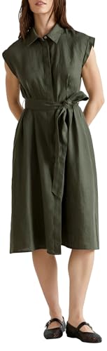 United Colors of Benetton Damen Vestito 4aghdv0b1 Kleid, grün, M von United Colors of Benetton