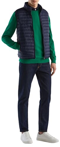 United Colors of Benetton Herren 2ba2uj005 Weste Jacke, Midnight Blue 016, XXL von United Colors of Benetton