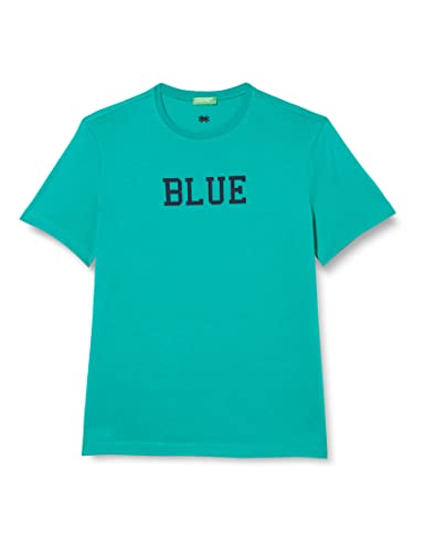 United Colors of Benetton Herren 3096u105l T-Shirt, Grün 24b, Small von United Colors of Benetton