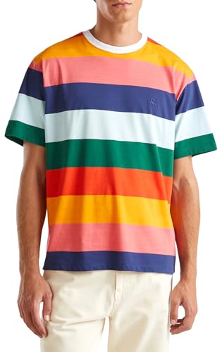 United Colors of Benetton Herren 37ggu109b T-Shirt, Mehrfarbig, Small von United Colors of Benetton
