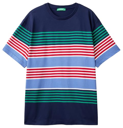 United Colors of Benetton Herren 38y3u109j T-Shirt, Mehrfarbig, XL von United Colors of Benetton