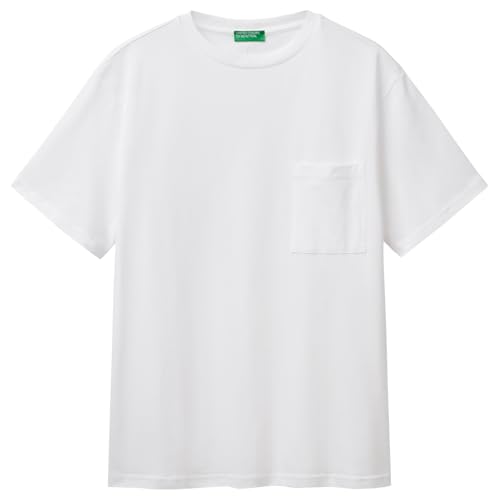 United Colors of Benetton Herren 3bl0u10a8 T-Shirt, Weiß, XXL United Colors of Benetton Herren 3bl0u10a8 T-Shirt, Weiß, XXL von United Colors of Benetton