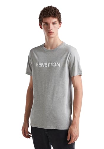 United Colors of Benetton Herren 3i1xu100a T-Shirt, Grau 937, Large von United Colors of Benetton