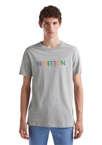 United Colors of Benetton Herren 3i1xu100a T-Shirt, Grau 938, Medium von United Colors of Benetton