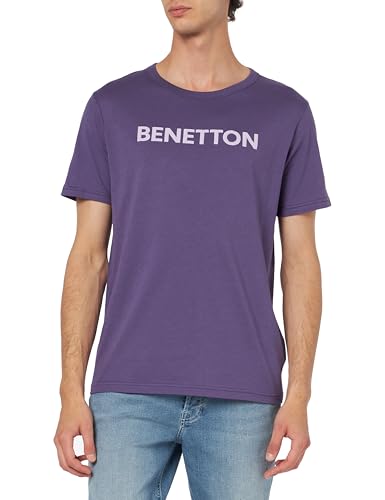 United Colors of Benetton Herren 3i1xu100a T-Shirt, Violett 06a, XXL von United Colors of Benetton