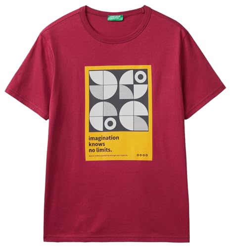 United Colors of Benetton Herren 3i1xu109u T-Shirt, rot, XXL United Colors of Benetton Herren 3i1xu109u T-Shirt, rot, XXL von United Colors of Benetton