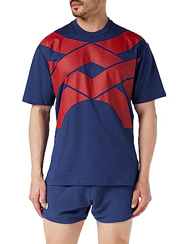 United Colors of Benetton Herren 3k7zu105o T-Shirt, Blau 2 g6, Large von United Colors of Benetton