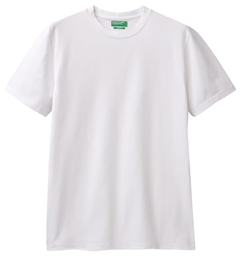 United Colors of Benetton Herren 3m1pu102w T-Shirt, Optical White 101, M von United Colors of Benetton