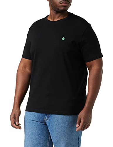 United Colors of Benetton Herren 3mi5j1af7 T-Shirt, Schwarz 100 V3, L von United Colors of Benetton