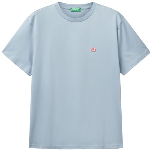 United Colors of Benetton Herren 3mi5j1af7 T-Shirt, grau, XL von United Colors of Benetton