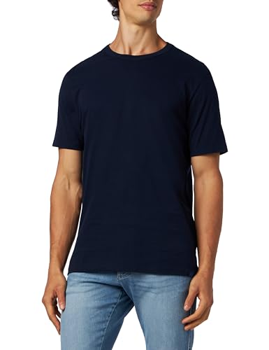 United Colors of Benetton Herren 3rqlu104f T-Shirt, Dunkelblau 016, Large von United Colors of Benetton