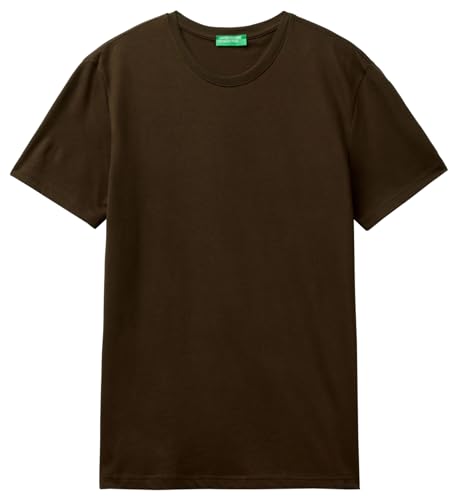 United Colors of Benetton Herren 3u53j1f15 T-Shirt, Dunkelbraun 2c0, L von United Colors of Benetton