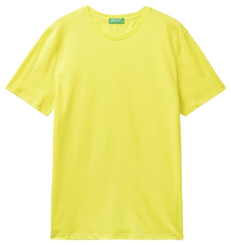 United Colors of Benetton Herren 3u53j1f15 T-Shirt, Gelb 23d, Small von United Colors of Benetton