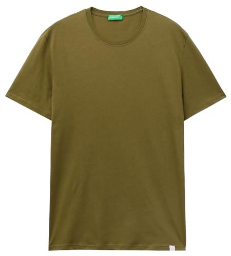 United Colors of Benetton Herren 3u53j1f15 T-Shirt, Militärgrün 313, XXL von United Colors of Benetton