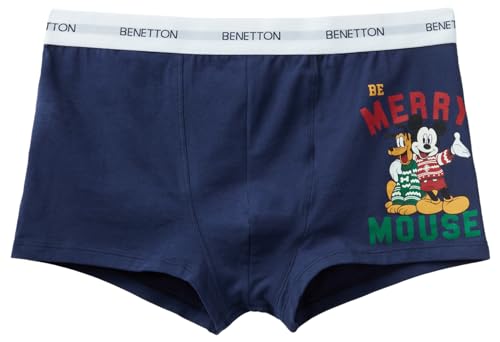 United Colors of Benetton Herren 3z1r2x00q Boxershorts, Dunkelblau 252, L von United Colors of Benetton