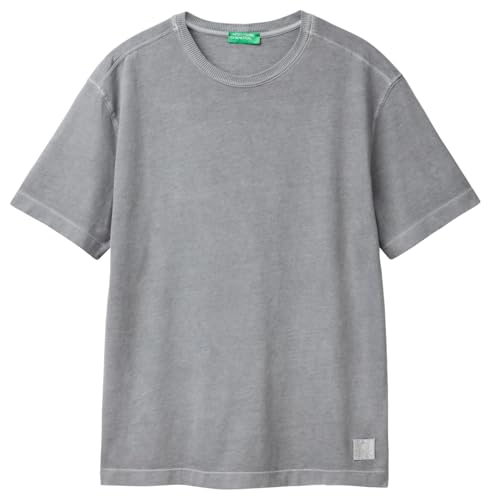 United Colors of Benetton Herren 3zitu1098 T-Shirt, grau, Medium von United Colors of Benetton
