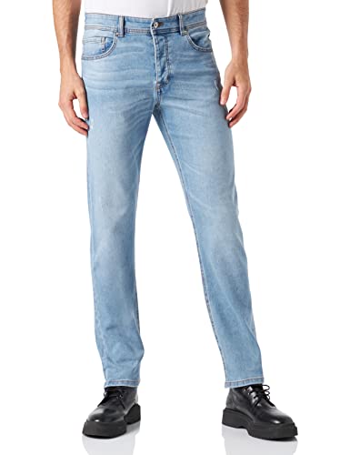 United Colors of Benetton Herren 4DHH57BC8 Hose, Hellblauer Denim 915, 30 von United Colors of Benetton