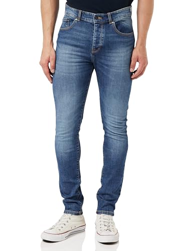 United Colors of Benetton Herren 4GZ757B98 Hose, 911 Jeansblau, 28 von United Colors of Benetton