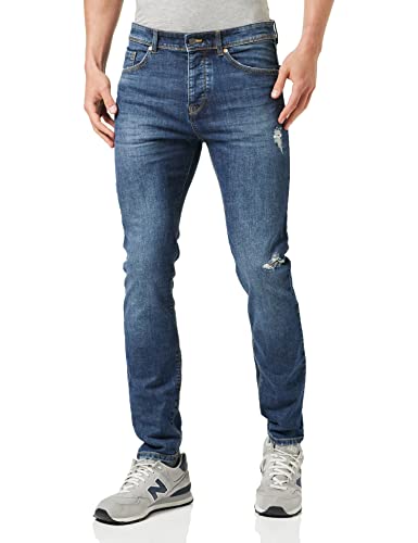 United Colors of Benetton Herren 4GZ757B98 Hose, Jeansblau 914, 30 von United Colors of Benetton