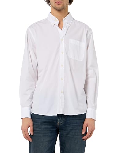 United Colors of Benetton Herren 52mcuq04b Hemd, Weiß, XL von United Colors of Benetton