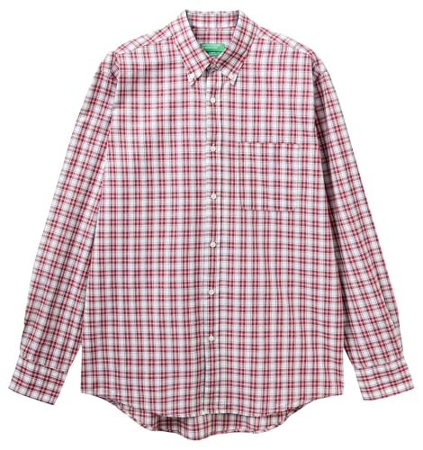 United Colors of Benetton Herren 52mcuq04b Hemd, rot, XL von United Colors of Benetton